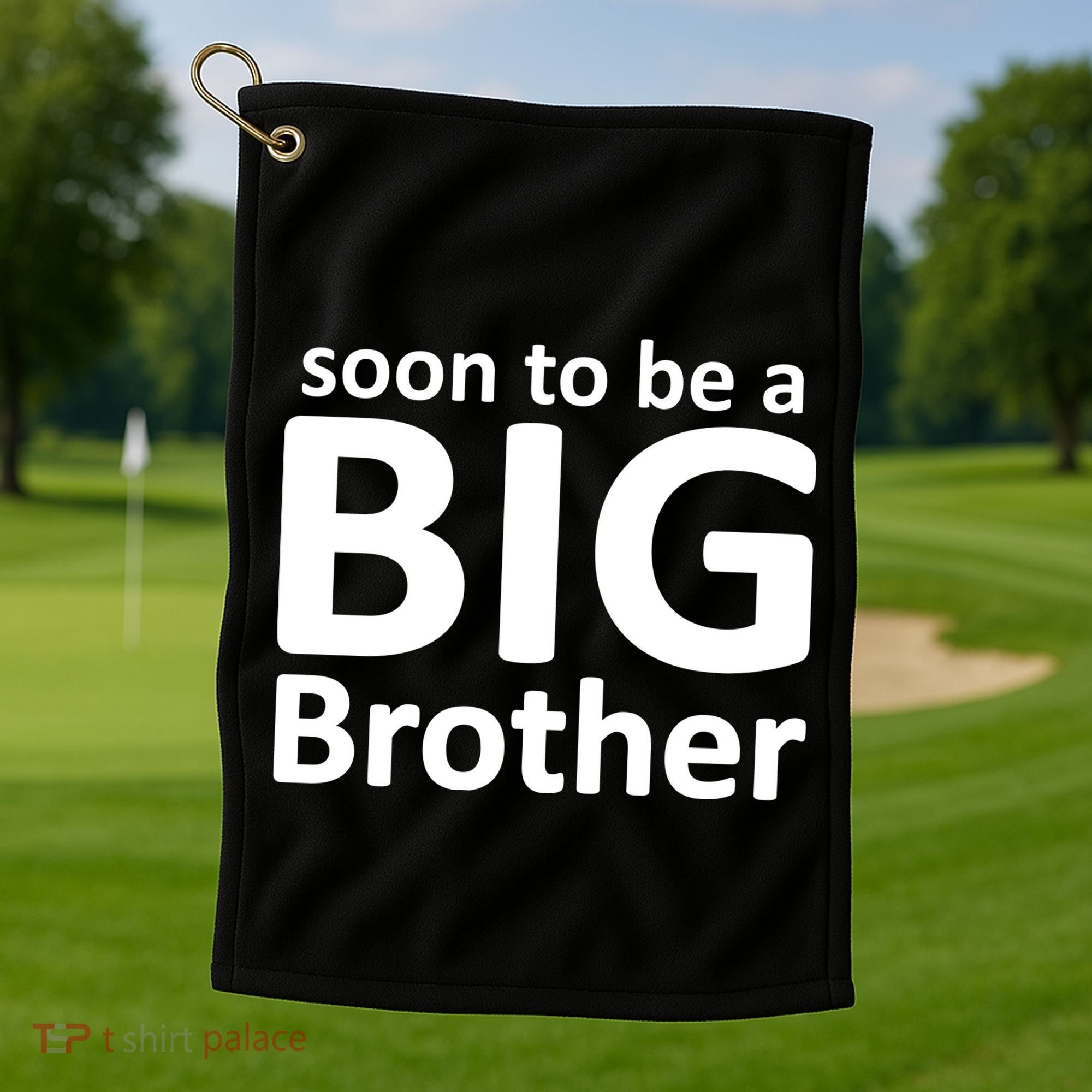 Soon To Be A Big Brother Golf Towel