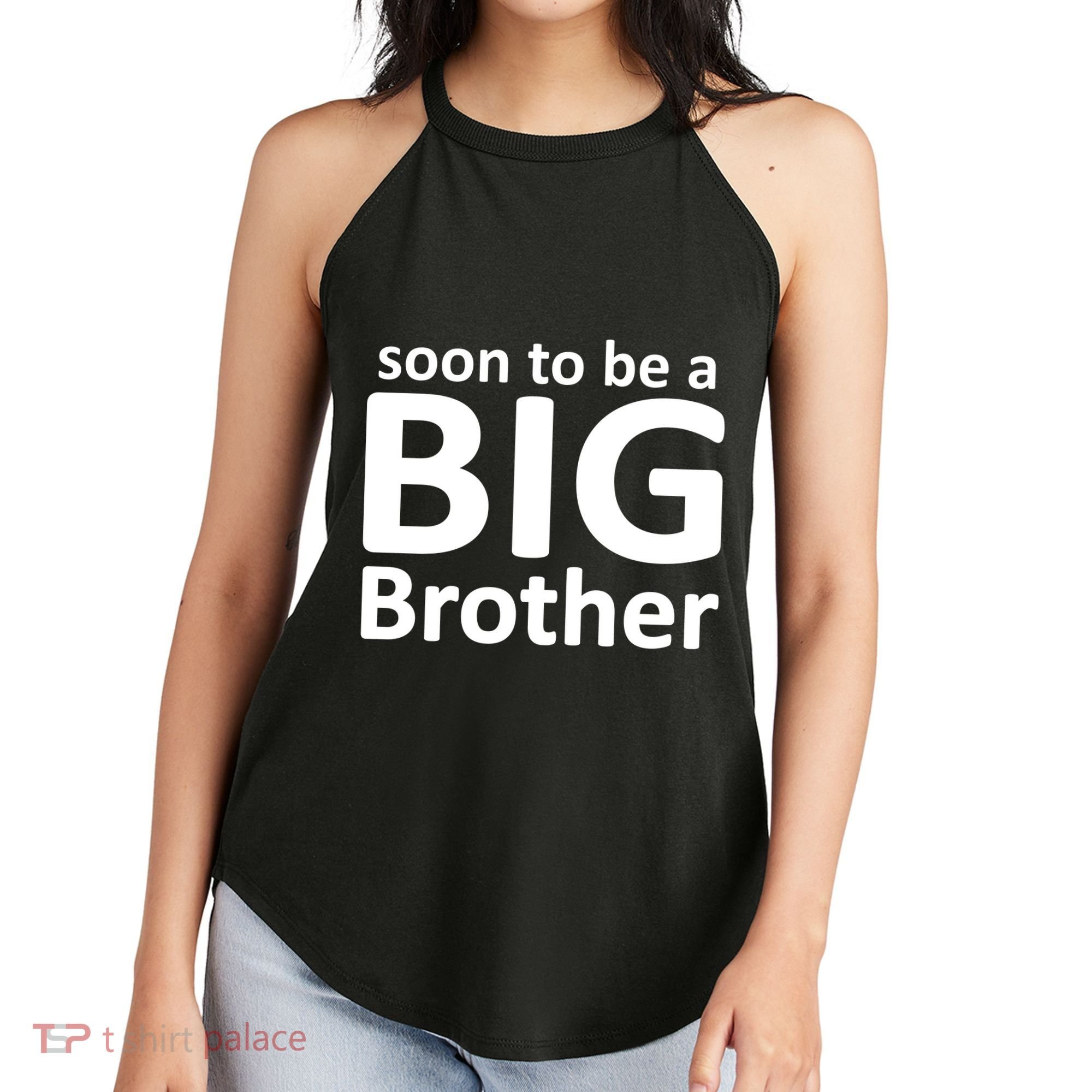 Soon To Be A Big Brother Women's Perfect Tri Rocker Tank