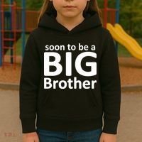 Soon To Be A Big Brother Kids Hoodie thumb 3