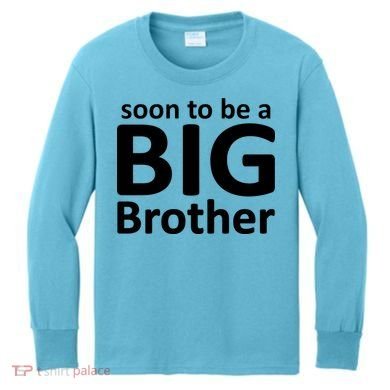 Soon To Be A Big Brother Kids Long Sleeve Shirt