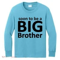 Soon To Be A Big Brother Kids Long Sleeve Shirt thumb 0