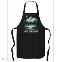 Save Our Parks Resist National Park Protect ALT US Wildlife Apron thumb 0