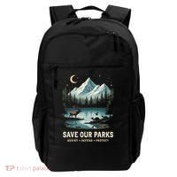 Save Our Parks Resist National Park Protect ALT US Wildlife Backpack thumb 0