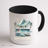 Save Our Parks Resist National Park Protect ALT US Wildlife Coffee Mug thumb 1