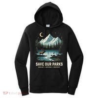 Save Our Parks Resist National Park Protect ALT US Wildlife Women's Hoodie thumb 0