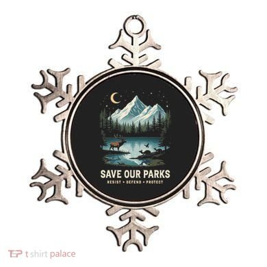 Save Our Parks Resist National Park Protect ALT US Wildlife Ornament