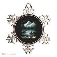 Save Our Parks Resist National Park Protect ALT US Wildlife Ornament thumb 0