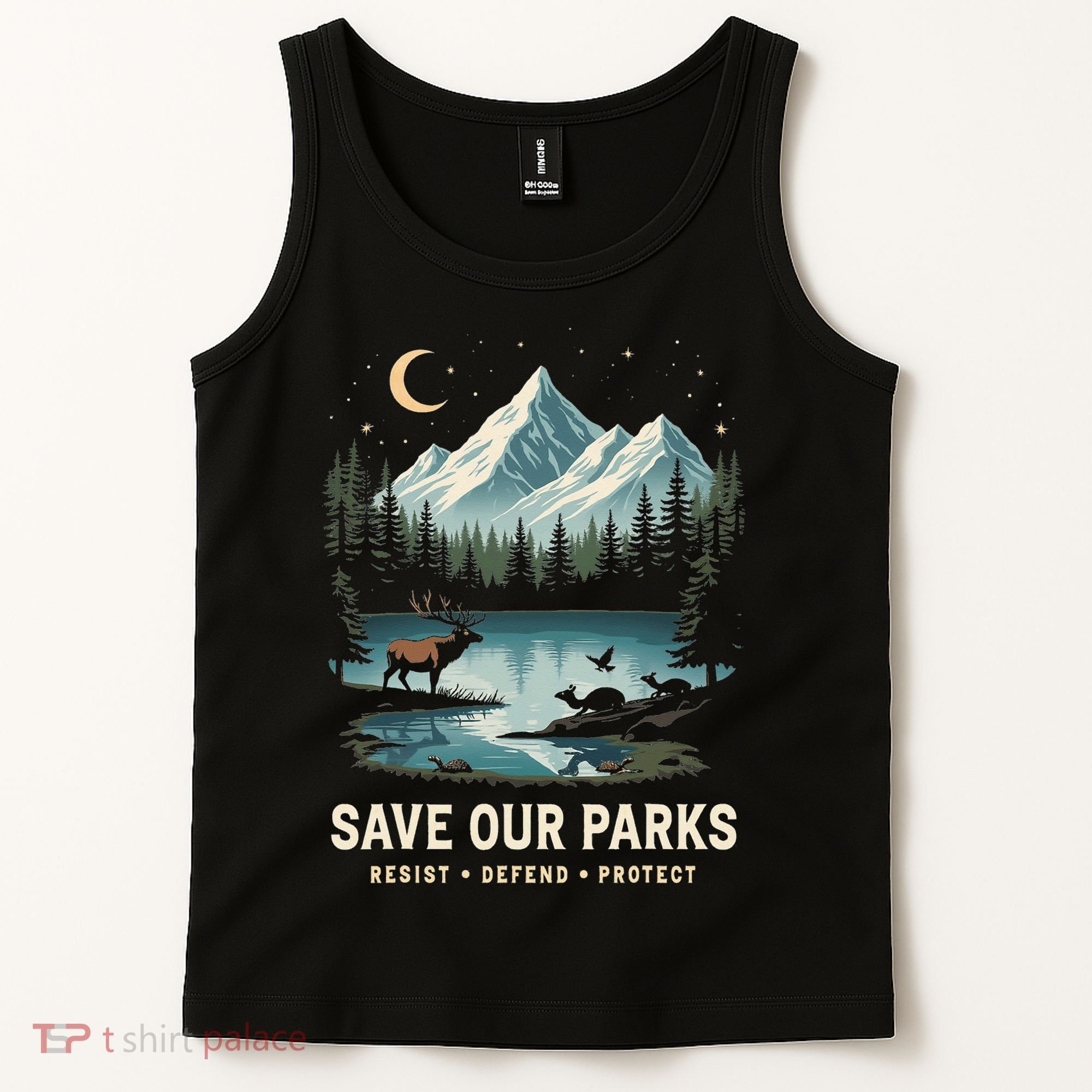 Save Our Parks Resist National Park Protect ALT US Wildlife Tank Top