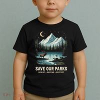 Save Our Parks Resist National Park Protect ALT US Wildlife Toddler T-Shirt thumb 2