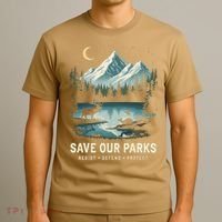 Save Our Parks Resist National Park Protect ALT US Wildlife T-Shirt thumb 3