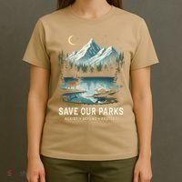 Save Our Parks Resist National Park Protect ALT US Wildlife T-Shirt thumb 4