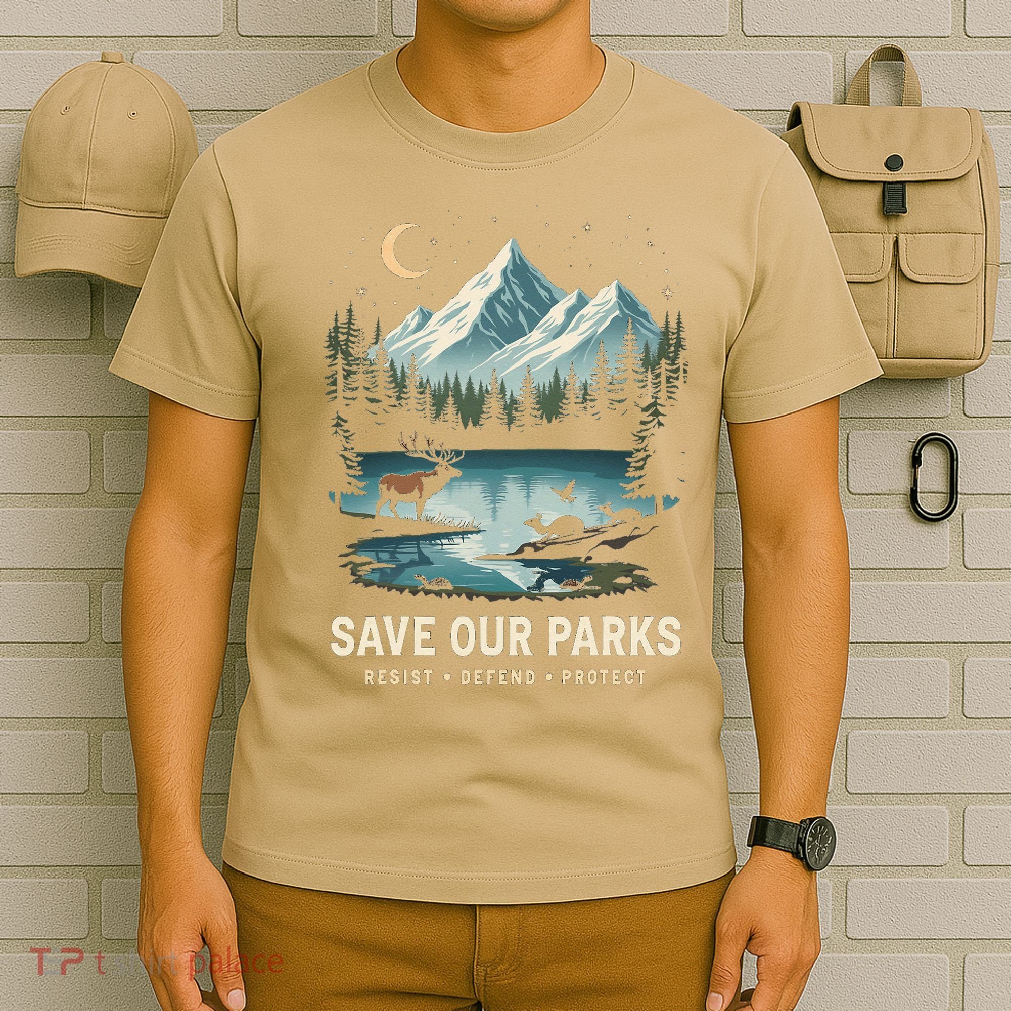 Save Our Parks Resist National Park Protect ALT US Wildlife T-Shirt