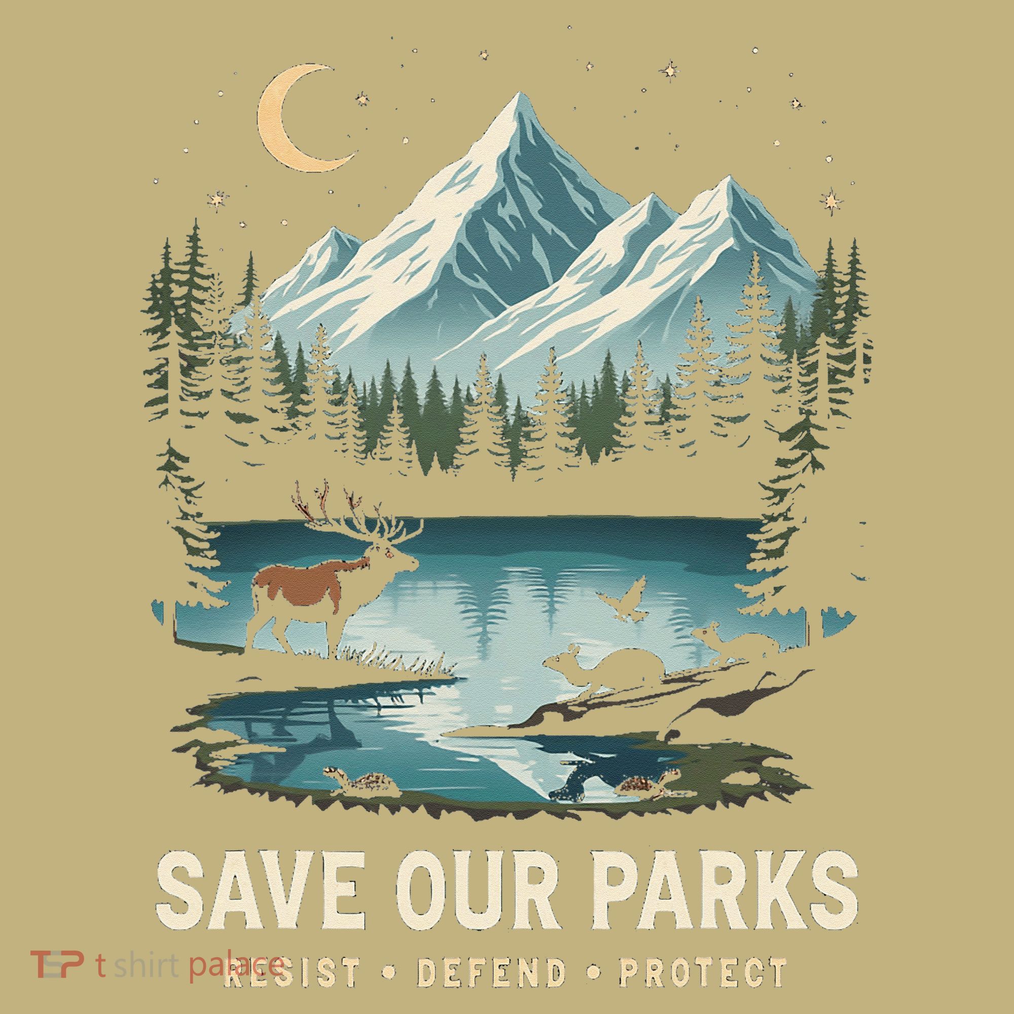 Save Our Parks Resist National Park Protect ALT US Wildlife Polo