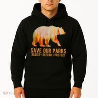 Save Our Parks Resist US National Park Protect Hoodie thumb 2