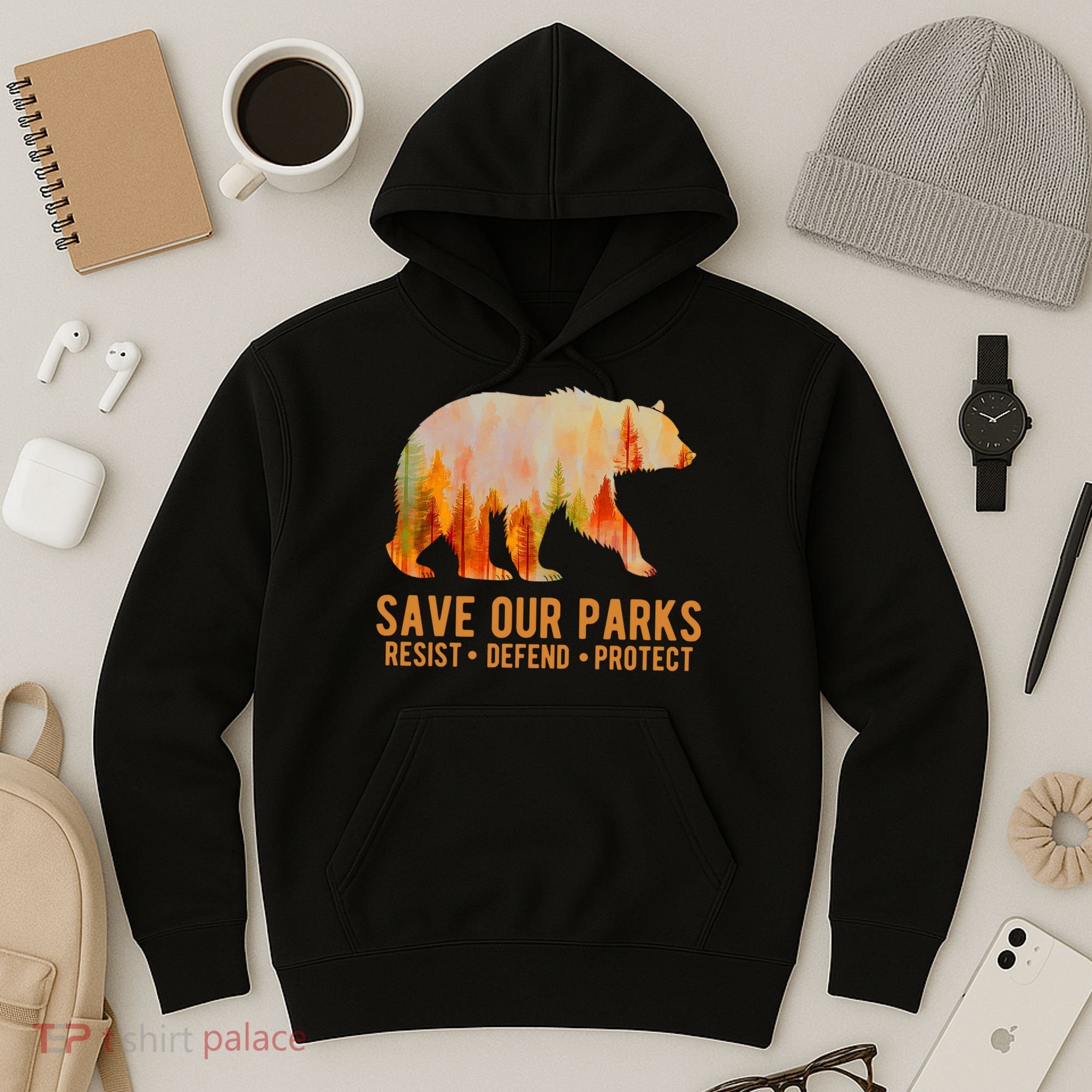 Save Our Parks Resist US National Park Protect Hoodie