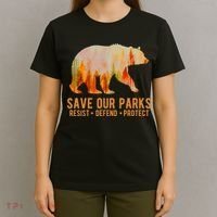 Save Our Parks Resist US National Park Protect T-Shirt thumb 4