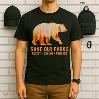 Save Our Parks Resist US National Park Protect T-Shirt thumb 6