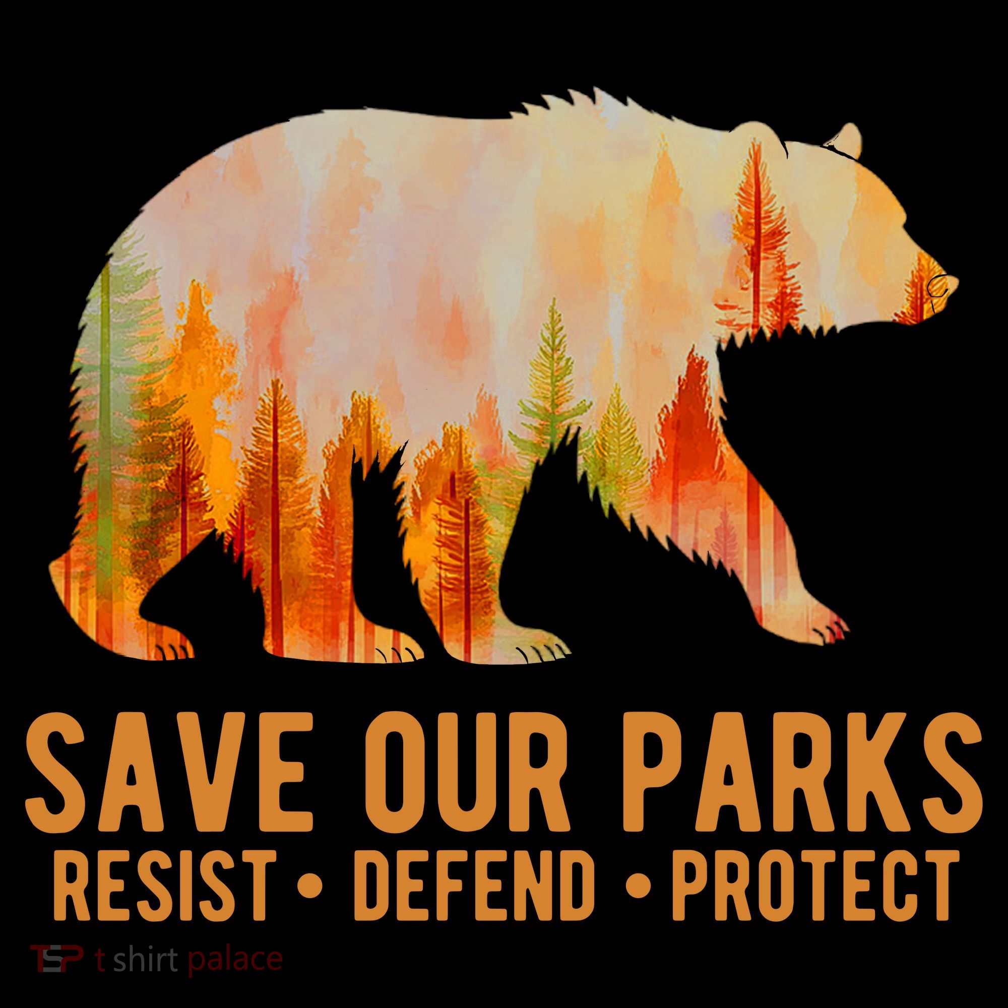 Save Our Parks Resist US National Park Protect Mousepad