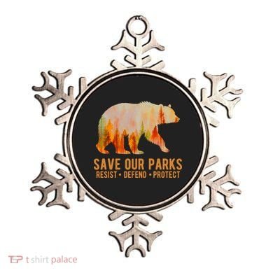 Save Our Parks Resist US National Park Protect Ornament