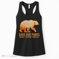 Save Our Parks Resist US National Park Protect Women's Tank Top thumb 0