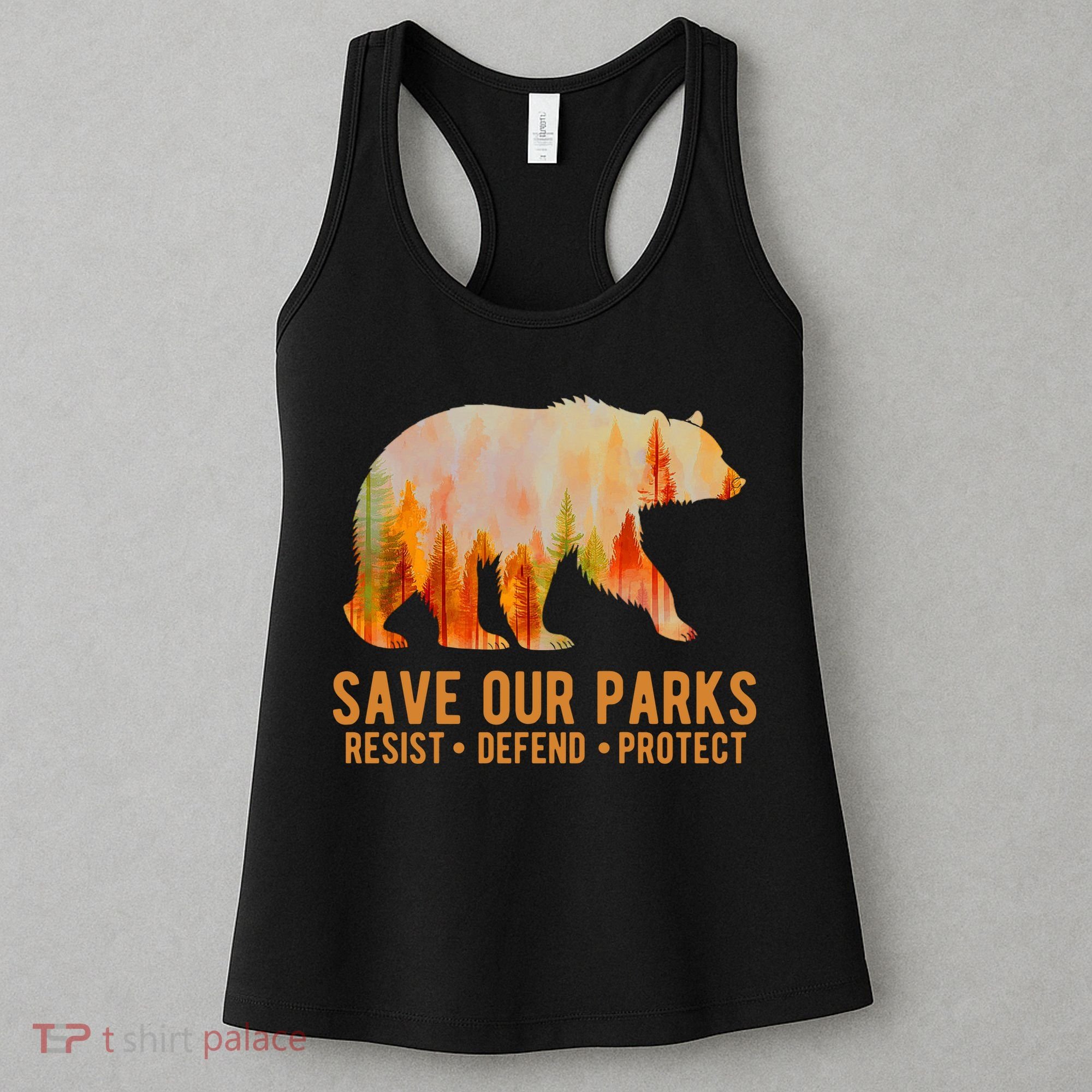 Save Our Parks Resist US National Park Protect Women's Tank Top