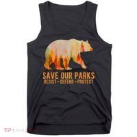 Save Our Parks Resist US National Park Protect Tank Top thumb 0