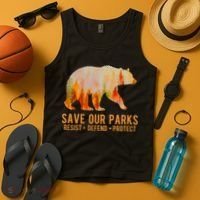 Save Our Parks Resist US National Park Protect Tank Top thumb 4