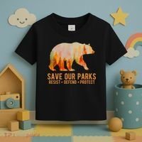 Save Our Parks Resist US National Park Protect Toddler T-Shirt thumb 3
