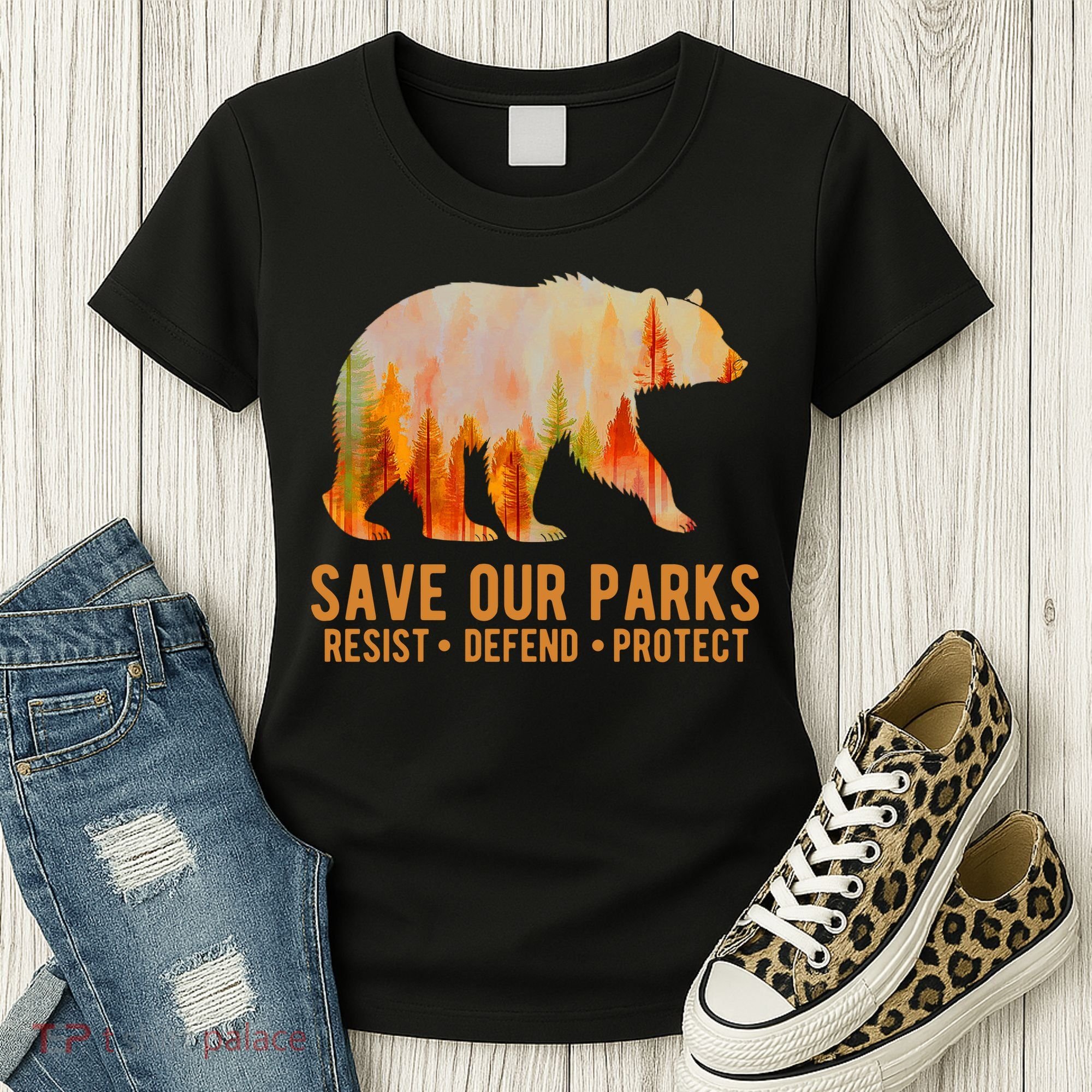 Save Our Parks Resist US National Park Protect Women's T-Shirt