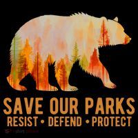 Save Our Parks Resist US National Park Protect Women's T-Shirt thumb 6