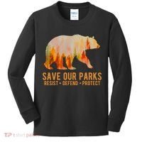 Save Our Parks Resist US National Park Protect Kids Long Sleeve Shirt thumb 0