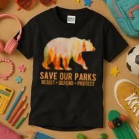 Save Our Parks Resist US National Park Protect Kids T-Shirt thumb 3