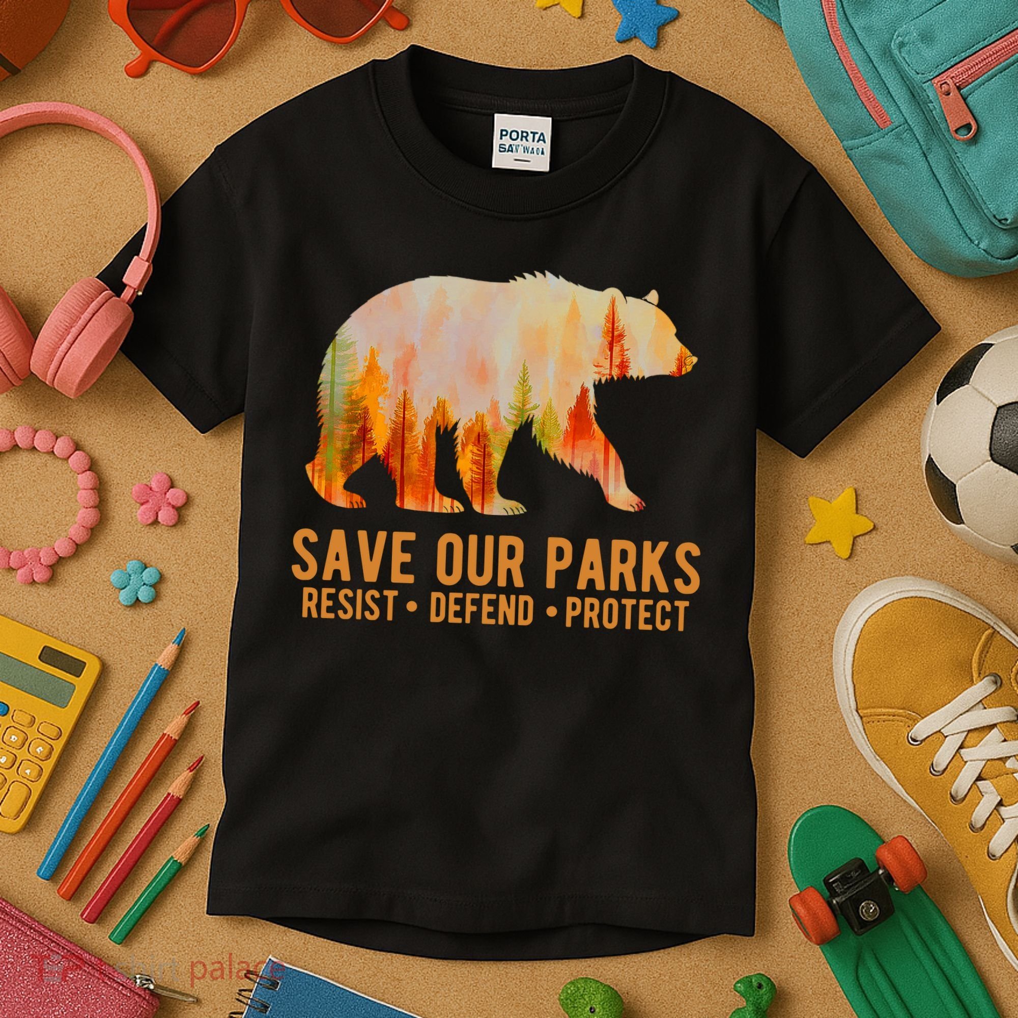 Save Our Parks Resist US National Park Protect Kids T-Shirt