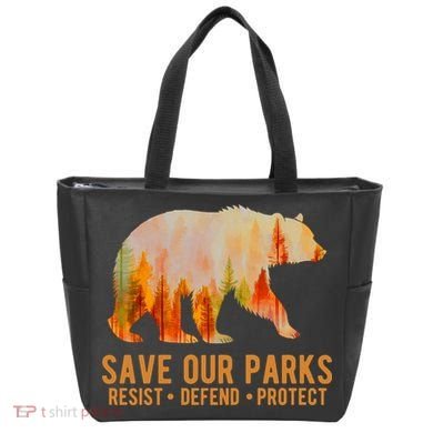Save Our Parks Resist US National Park Protect Tote Bag