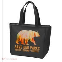 Save Our Parks Resist US National Park Protect Tote Bag thumb 3