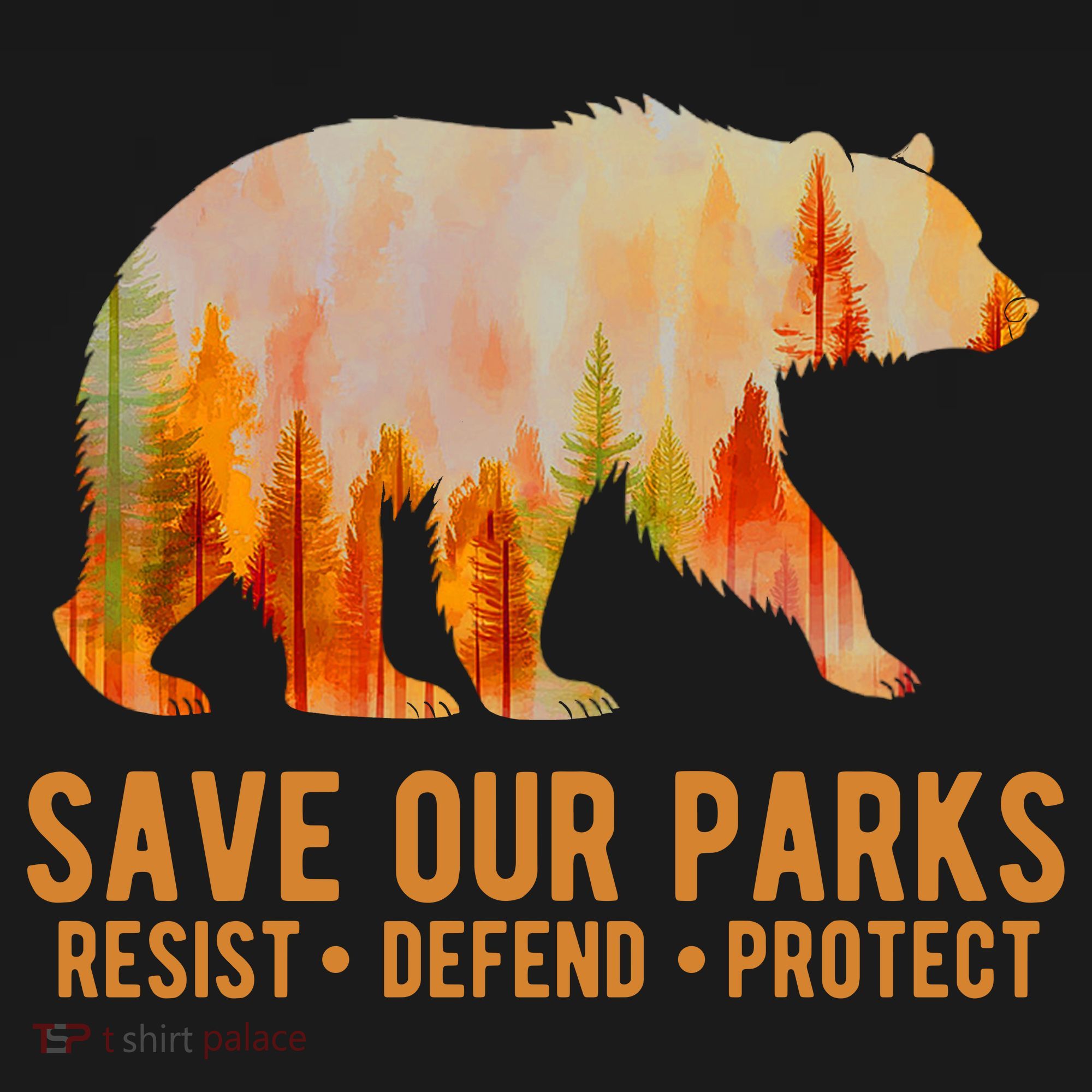 Save Our Parks Resist US National Park Protect Tote Bag