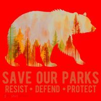 Save Our Parks Resist US National Park Protect Santa Hat thumb 1