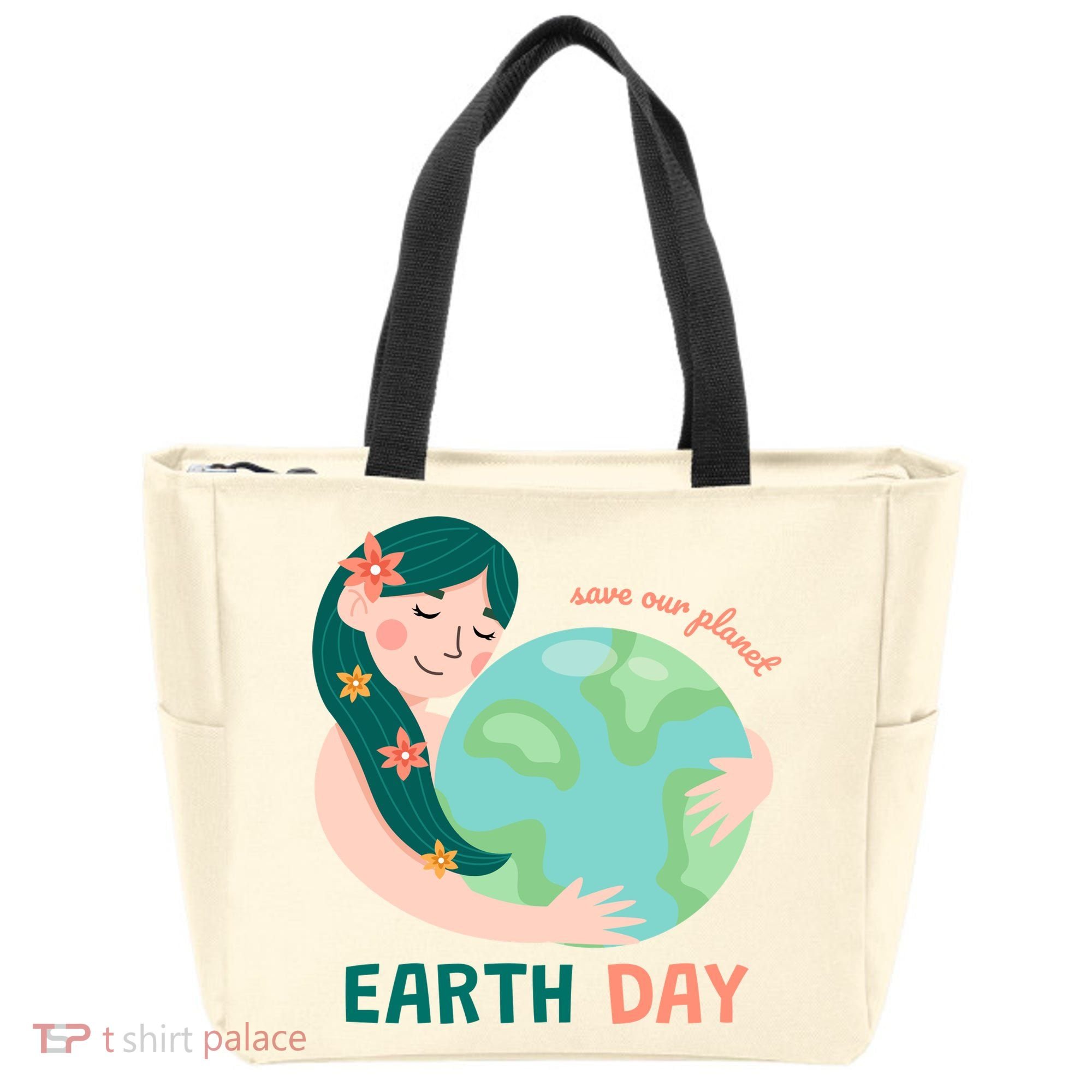 Save Our Planet Mother Earth Cute Tote Bag