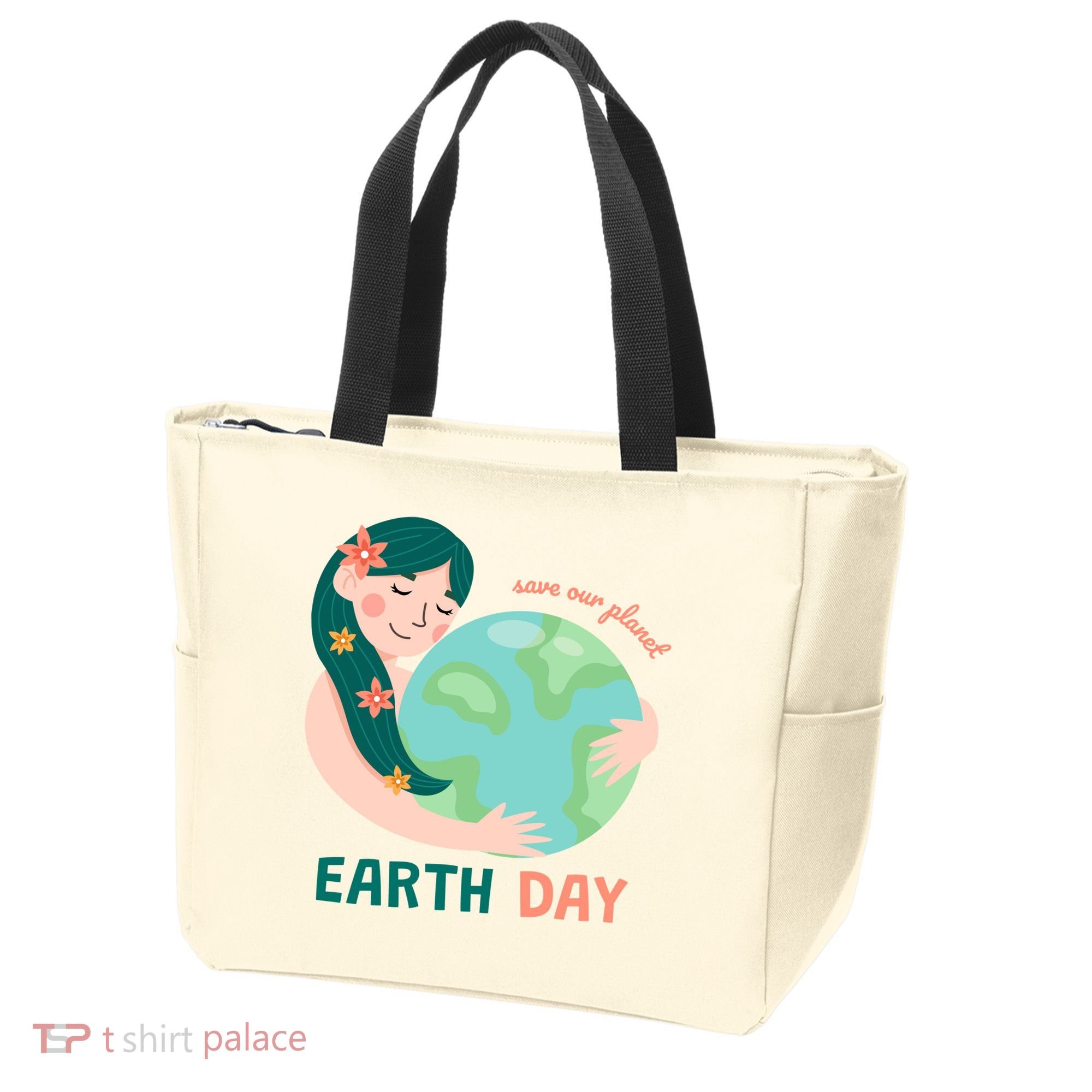 Save Our Planet Mother Earth Cute Tote Bag