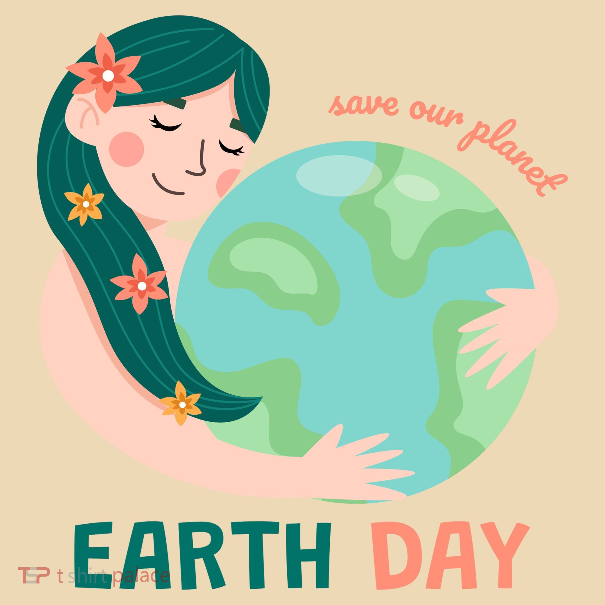 Save Our Planet Mother Earth Cute Tote Bag