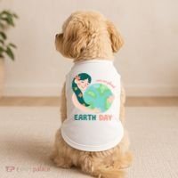 Save Our Planet Mother Earth Cute Doggie Tank thumb 2