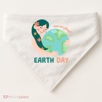 Save Our Planet Mother Earth Cute USA-Made Doggie Bandana thumb 0