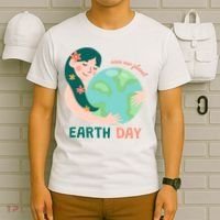 Save Our Planet Mother Earth Cute T-Shirt thumb 6