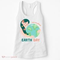 Save Our Planet Mother Earth Cute Women's Tank Top thumb 0