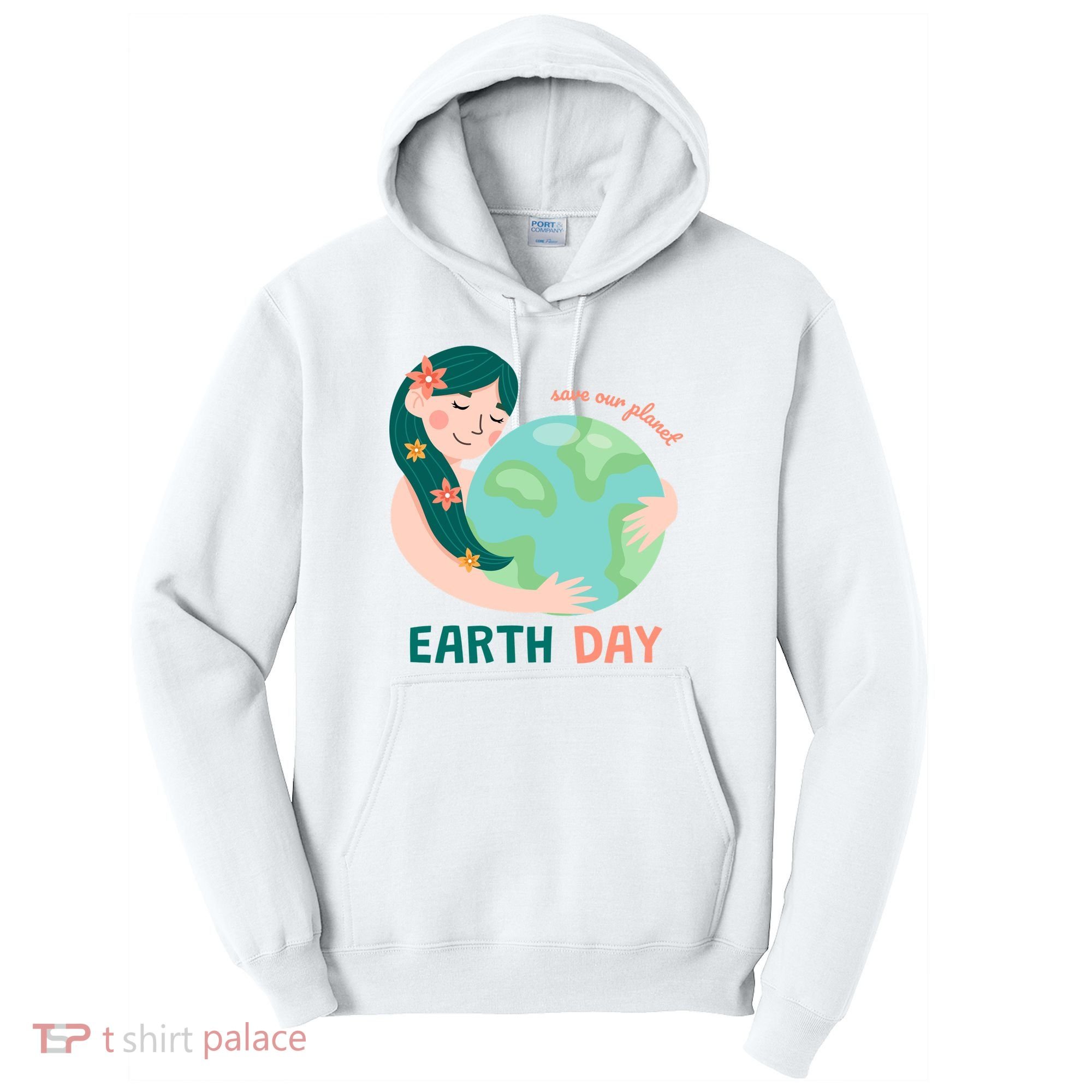 Save Our Planet Mother Earth Cute Tall Hoodie