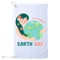 Save Our Planet Mother Earth Cute Golf Towel thumb 0