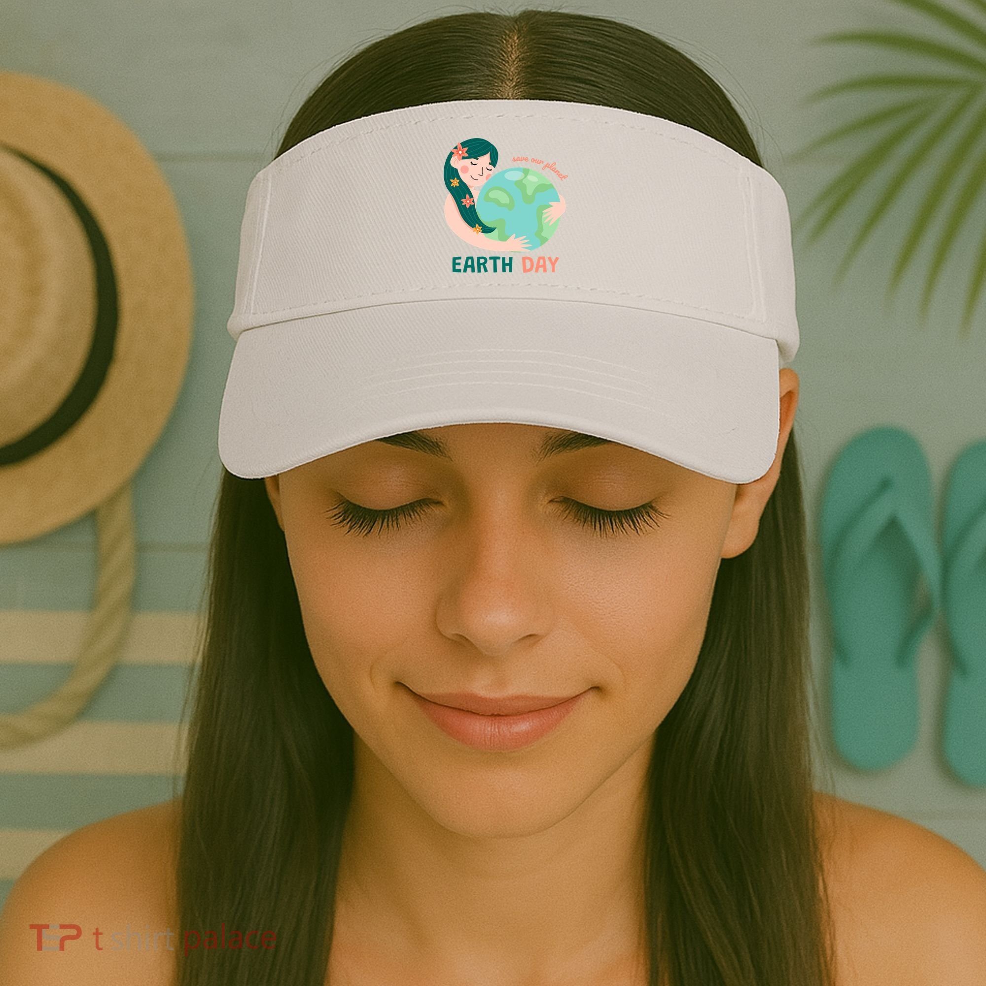 Save Our Planet Mother Earth Cute Visor
