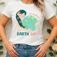 Save Our Planet Mother Earth Cute Women's T-Shirt thumb 2