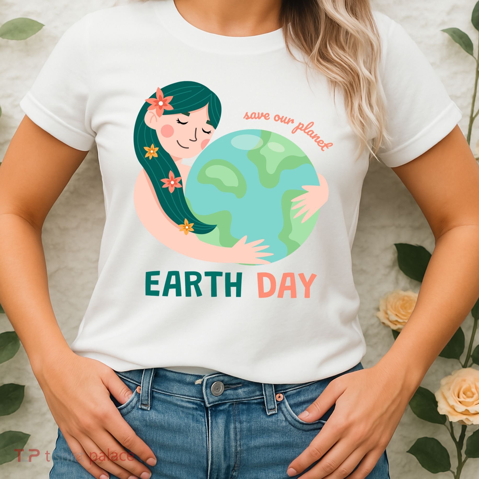 Save Our Planet Mother Earth Cute Women's T-Shirt