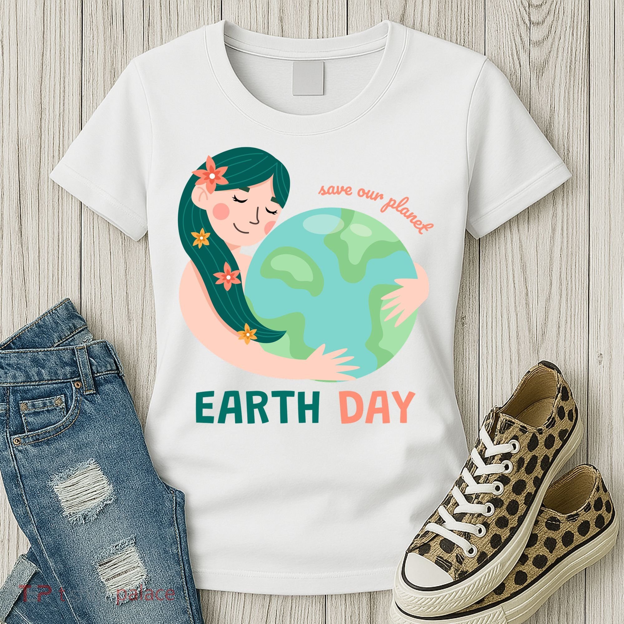 Save Our Planet Mother Earth Cute Women's T-Shirt